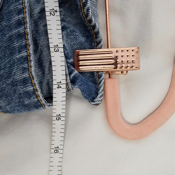 NWT H&M Divided Paper bag High waisted shorts - Picture 3 of 4